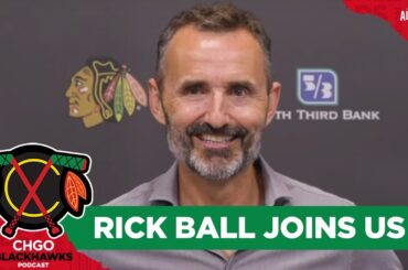 New Chicago Blackhawks play-by-play man Rick Ball joins the show | CHGO Blackhawks Podcast
