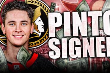 OTTAWA SENATORS FINALLY GET IT DONE: SHANE PINTO SIGNED TO A TWO-YEAR CONTRACT