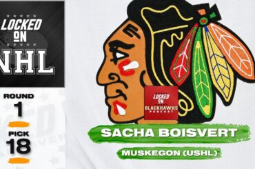 Chicago Blackhawks Draft Sacha Boisvert in 2024 NHL Draft