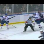 Martin Marincin's hit on Jason Zucker - Dec 28th, 2010 - USA vs. Slovakia - U20