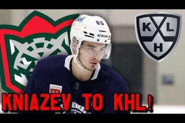 Artemi Kniazev To The KHL!! Jets Fan Reaction!!