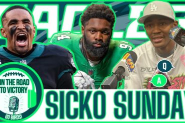 Eagles Sicko Sunday LIVE Q&A | DeVonta Smith Charity Softball | Kelly Green & Black Alternate Unis