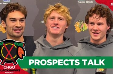 Chicago Blackhawks prospects Gavin Hayes, Ollie Moore, Marek Vanacker & more talk! | CHGO Blackhawks