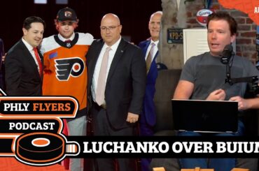 Why the Flyers drafted Jett Luchanko over Zeev Buium, Konsta Helenius | PHLY Sports