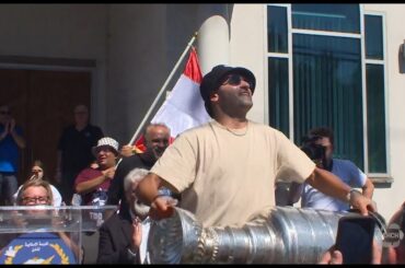 Former Toronto Maple Leafs, Nazem Kadri brings the Stanley Cup home