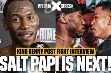 “I want SALT PAPI next!” | King Kenny ready for a HUGE fight after stopping Adam Brooks! 👀