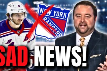 🚨😱 URGENT! SAD NEWS! RELEASE THE BOMB! NEW YORK RANGERS NEWS!