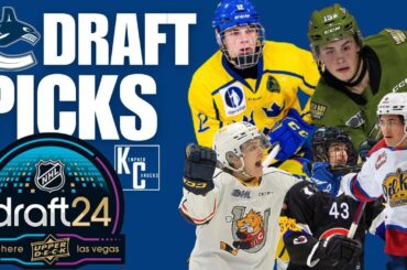 Canucks Draft Picks! #Canucks #NHLDraft