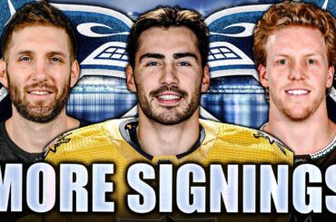 PATRIK ALLVIN MAKES MORE SIGNINGS: VANCOUVER CANUCKS SIGN DEREK FORBORT, NATE SMITH, & JIRI PATERA