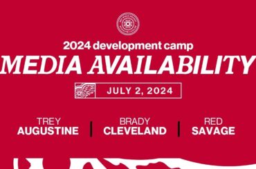 Trey Augustine, Brady Cleveland, Red Savage | Detroit Red Wings Development Camp | July 3, 2024