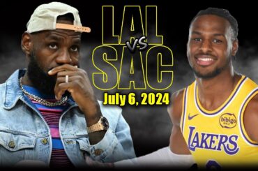 Los Angeles Lakers vs Sacramento Kings Full Game Highlights - 2024 Summer League | July 6, 2024