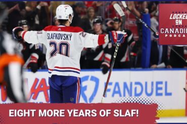 BREAKING NEWS - Montreal Canadiens sign Juraj Slafkovsky to an eight-year extension