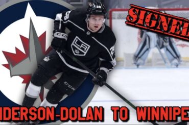 Winnipeg Jets Sign Jaret Anderson-Dolan to 2X775K Contract!! Jets Fan Reaction!!