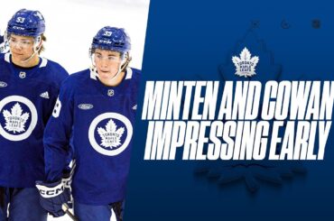 Leafs Ice Chips: Cowan and Minten show off chemistry, shootout moves