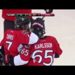 Erik Karlsson blasts goal from blue line