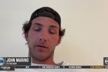 Defenseman John Marino Talks About Getting Traded To Utah Hockey Club