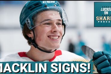 Macklin Celebrini Signs His ELC With The San Jose Sharks And Grundström And Dellandrea Get Signed