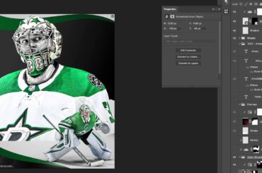 Dallas Stars - Anton Khudobin Graphic Design