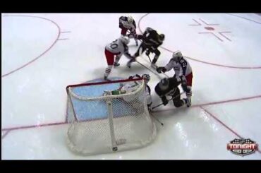 Dave Steckel goal vs Columbus Blue Jackets 04/17/2013