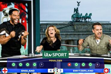 🏴󠁧󠁢󠁥󠁮󠁧󠁿 ITV Panel LIVE REACTION to DRAMATIC England Penalty Shootout Win! | #EURO2024 | ITV Sport