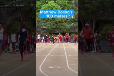 A close look at Matthew Boling’s 100 meters 👀