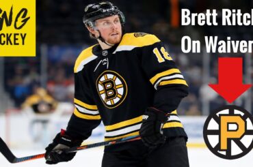 Boston Bruins Brett Ritchie on Waivers