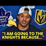 NICK ROBERTSON ANNOUNCING DEPARTURE FROM THE LEAFS! STAR HEADED TO THE KNIGHTS? MAPLE LEAFS NEWS