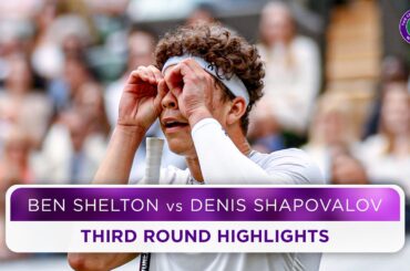 Thrilling five sets! | Ben Shelton vs Denis Shapovalov | Highlights | Wimbledon 2024