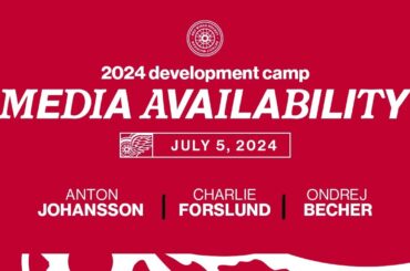 Anton Johansson, Charlie Forslund, Ondrej Becher | Detroit Red Wings Development Camp | July 5, 2024