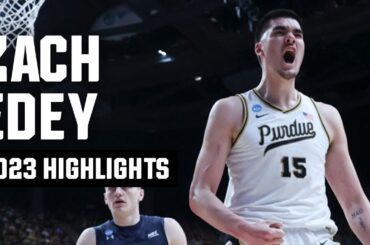 Zach Edey 2023 NCAA tournament highlights