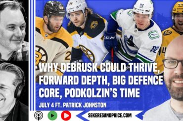 Patrick Johnston on #Canucks adding another D-man to blue line; DeBrusk, Heinen, Sherwood; Podkolzin