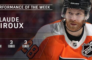 Claude Giroux leads Flyers to winning week with three goals, three assists