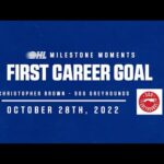 OHL Milestones | Christopher Brown | First Career Goal