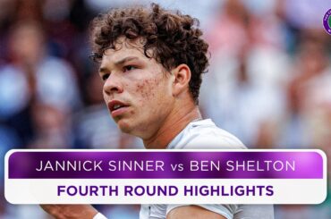 Stunning ending to electric encounter | Jannik Sinner vs Ben Shelton | Highlights | Wimbledon 2024