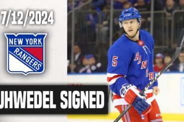 The New York Rangers Re-Sign Chad Ruhwedel! My Thoughts & Opinions!