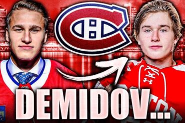 IVAN DEMIDOV: BETTER THAN MACKLIN CELEBRINI? Montreal Canadiens Top Prospect Talk