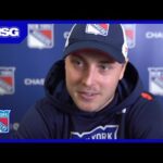 Jesper Fast Discusses Panarin, Kakko & Series Against Carolina | New York Rangers