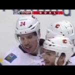 Travis Hamonic Goal vs VAN October 14, 2017