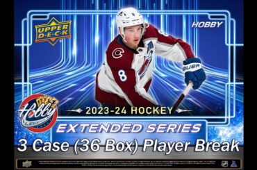 2023/24 Upper Deck EXTENDED 3 Case (36 Box) Player Break eBay 07/11/24