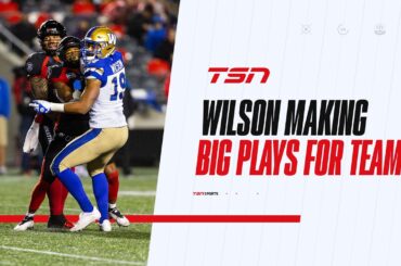 Wilson: 'Feels amazing to go out and make plays for my teammates'