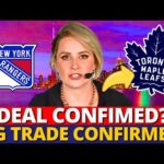 NHL BOMB! LEAFS DOING BUSINESS WITH NEW YORK RANGERS! MAPLE LEAFS NEWS