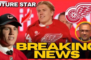 FUTURE STAR ALERT! 🚨 RED WINGS EXCITING NEW SIGNING! | DETROIT RED WINGS NEWS TODAY🔥