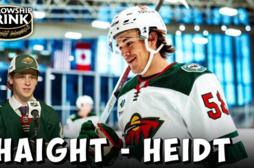 Hunter Haight on playing with Riley Heidt & the whole Haight-Heidt Dilemma | Minnesota Wild Dev Camp