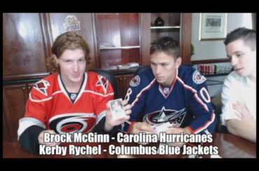 Brock McGinn & Kerby Rychel Opening 13-14 UD Artifacts & 14-15 UD MVP Hockey Box Break