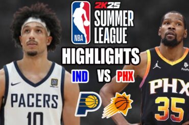 Phoenix Suns vs Indiana Pacers [ FULL GAME ] July 16, 2024 | 2024 NBA Summer League