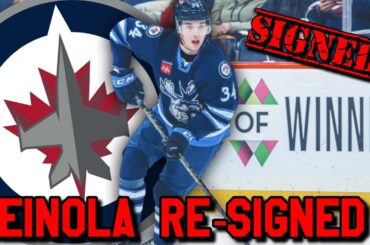 Winnipeg Jets Re-Sign Ville Heinola to 2x800K Contract!! Jets Fan Reaction!!