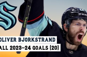 Oliver Bjorkstrand (#22) All 20 Goals of the 2023-24 NHL Season