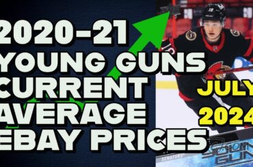 2020-21 Upper Deck Young Guns current average ebay prices july 2024 [ hockey cards ]