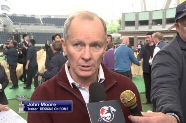 [HKIR 2015] Trackside Interview – John Moore (Trainer of  DESIGNS ON ROME)