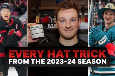 EVERY Hat Trick from the 2023-24 NHL Season 🧢🧢🧢